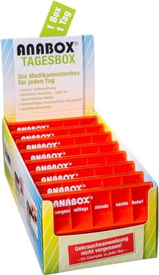 ANABOX<sup>®</sup>  Tagesbox Display orange à 16 Stück