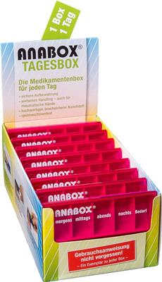 ANABOX<sup>®</sup>  Tagesbox Display pink à 16 Stück
