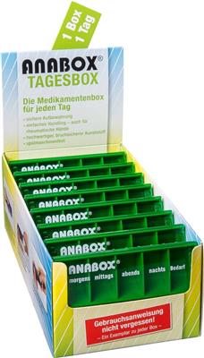 ANABOX<sup>®</sup>  Tagesbox Display hellgrün à 16 Stück
