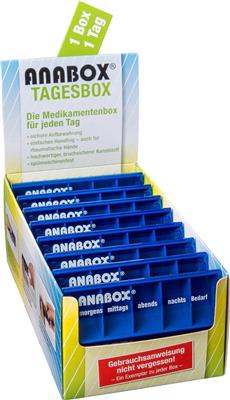 ANABOX<sup>®</sup>  Tagesbox Display himmelblau à 16 Stück