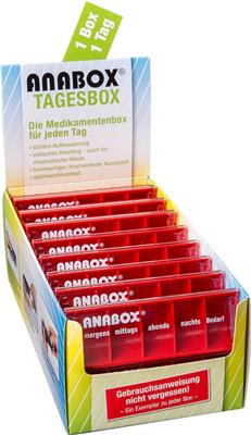 ANABOX<sup>®</sup>  Tagesbox Display hellrot à 16 Stück