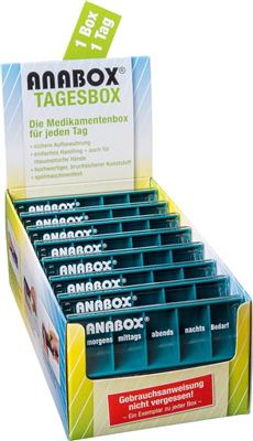 ANABOX<sup>®</sup>  Tagesbox Display türkis à 16 Stück