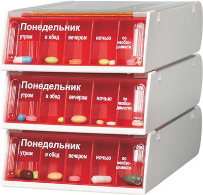 ANABOX<sup>®</sup> 7 Tage Regenbogen (Russisch)