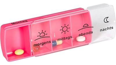 ANABOX<sup>®</sup>  7 Tage Compact pink/weiß