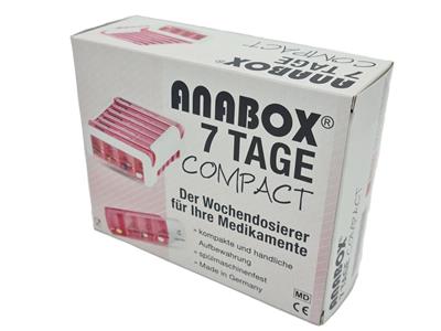 ANABOX<sup>®</sup>  7 Tage Compact pink/weiß