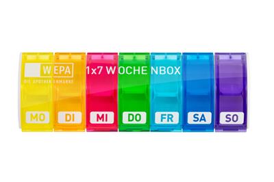 WEPA 1x7 Wochenbox "Regenbogen/UV-Schutz+"