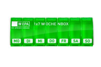 WEPA 1x7 Wochenbox "farbig sortiert/UV-Schutz+"