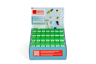 WEPA 1x7 Wochenbox "grün/UV-Schutz+"