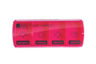 WEPA 7 Tage Compact Wochenmagazin "weiß/pink"