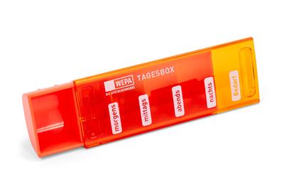 WEPA Tagesbox "farbig sortiert/UV-Schutz+"
