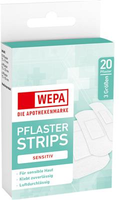 WEPA Pflaster Strips Sensitiv