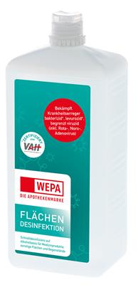 <p>WEPA Flächen-Desinfektion 1.000 ml mit Sprühkopf</p>
<p> </p>