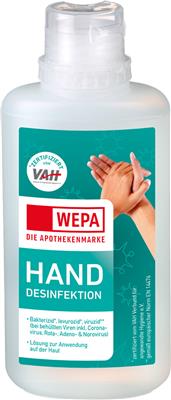 <p>WEPA Hand-Desinfektion 125 ml</p>