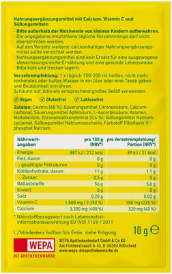 WEPA Heisse Zitrone zuckerfrei Portionsbeutel