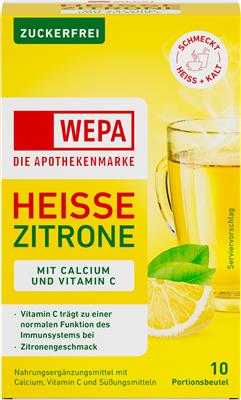 WEPA Heisse Zitrone zuckerfrei 10er Packung