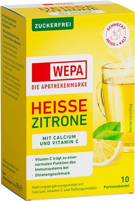 WEPA Heisse Zitrone zuckerfrei 10er Packung