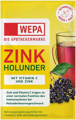 <p>WEPA Zink-Holunder Portionsbeutel</p>