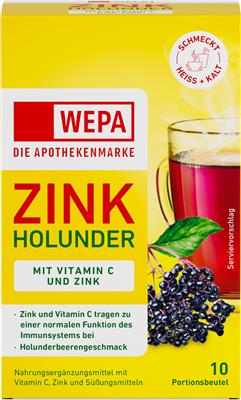 <p>WEPA Zink-Holunder 10er Packung</p>