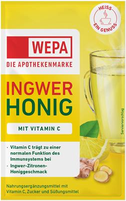 <p>WEPA Ingwer+Honig Portionsbeutel</p>