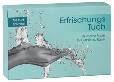 Erfrischungs-Tuch, 10er Leerfaltschachtel