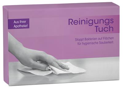 Reinigungs-Tuch, 10er Leerfaltschachtel