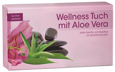 Wellness Tuch mit Aloe Vera, 5er Leerfaltschachtel