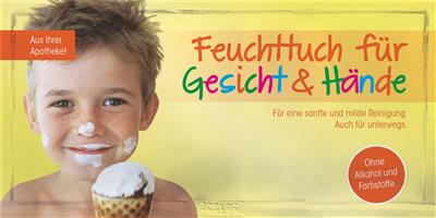 Feuchttuch für Gesicht & Hände