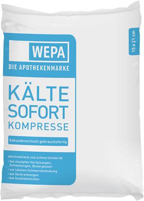 WEPA Kälte-Sofort-Kompresse 15 x 21 cm, im Display
