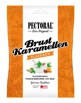 <p>PECTORAL<sup>®</sup> Brust Karamellen, 40 Beutel</p>