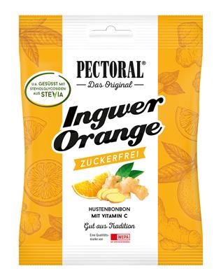 PECTORAL<sup>®</sup>  Ingwer-Orange zuckerfrei, 20 Beutel