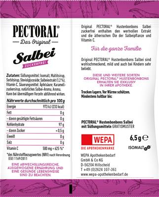 PECTORAL<sup>®</sup>  Salbei zuckerfrei, Warenprobe