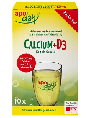 apoday<sup>®</sup>  Calcium+D3 10er Leerfaltschachtel