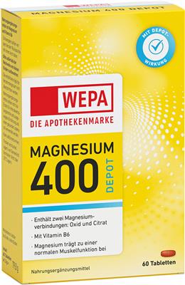 WEPA Magnesium 400 + B6, 60er Packung
