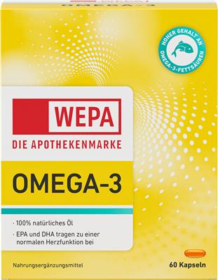 <p>WEPA - Die Apothekenmarke</p>
<p>Omega-3</p>