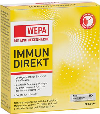 WEPA Immun Direkt Sticks, 20er Pack.