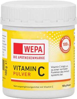 WEPA Vitamin C Pulver, 100 g Dose