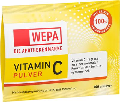 WEPA Vitamin C Pulver, 100 g Nachfüllbeutel