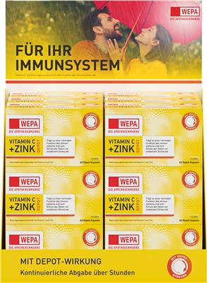 <p>WEPA - Die Apothekenmarke HV-Display "Vitamin C+Zink"</p>