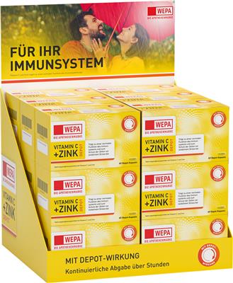 WEPA - Die Apothekenmarke HV-Display "Vitamin C+Zink"