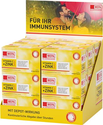 WEPA - Die Apothekenmarke HV-Display "Vitamin C+Zink"
