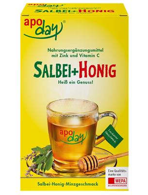 <p>apoday<sup>®</sup> Salbei+Honig 10er Packung</p>