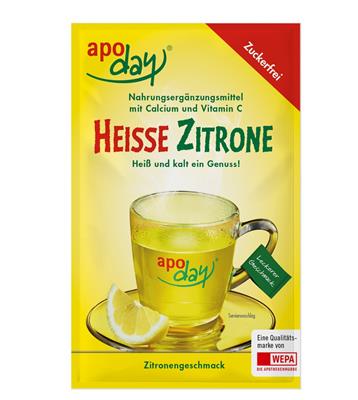 apoday<sup>®</sup>  Heisse Zitrone zuckerfrei Portionsbeutel