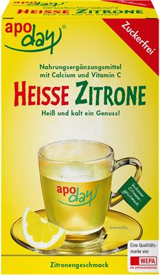 apoday<sup>®</sup>  Heisse Zitrone zuckerfrei 10er Leefaltschachtel
