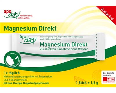 apoday<sup>®</sup>  Magnesium Direkt Stick Warenproben