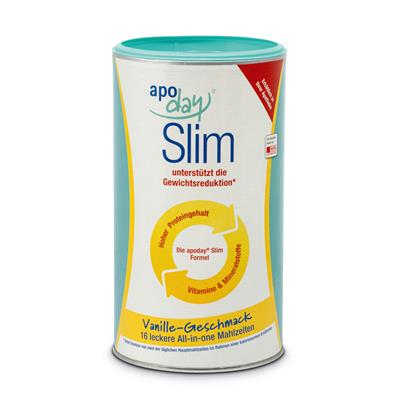 <p>apoday<sup>®</sup> Slim Vanille 450 g Dose</p>