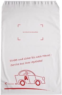 Versandtasche klein, „Service aus Ihrer Apotheke“