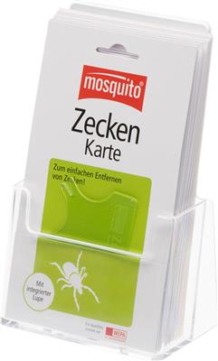 mosquito<sup>®</sup>  Zecken-Karte blanko, 50 St. mit Display