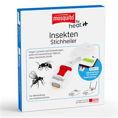 mosquito<sup>®</sup> by heat it Insekten-Stichheiler mit USB C Anschluss