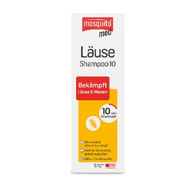 <p align="left">mosquito<sup>® </sup>Deko-Faltschachtel med Läuse-Shampoo 10, 200 ml</p>