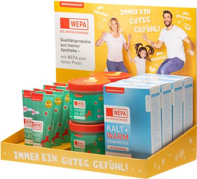 HV-Display "WEPA - Die Apothekenmarke" - Bestückungsvariante: Bewegung